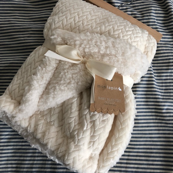 mon lapin baby blanket pink